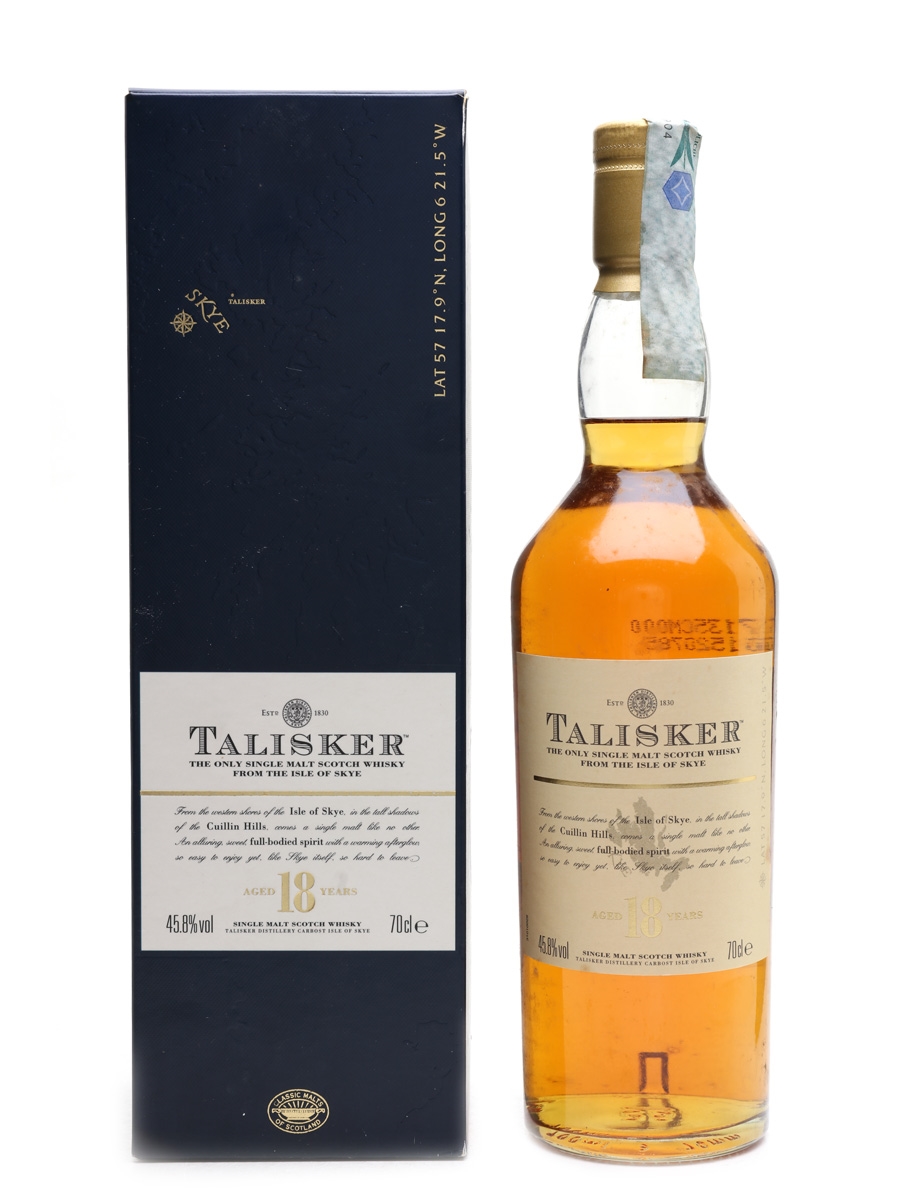 Talisker 18 Year Old - Lot 28502 - Buy/Sell Island Whisky Online
