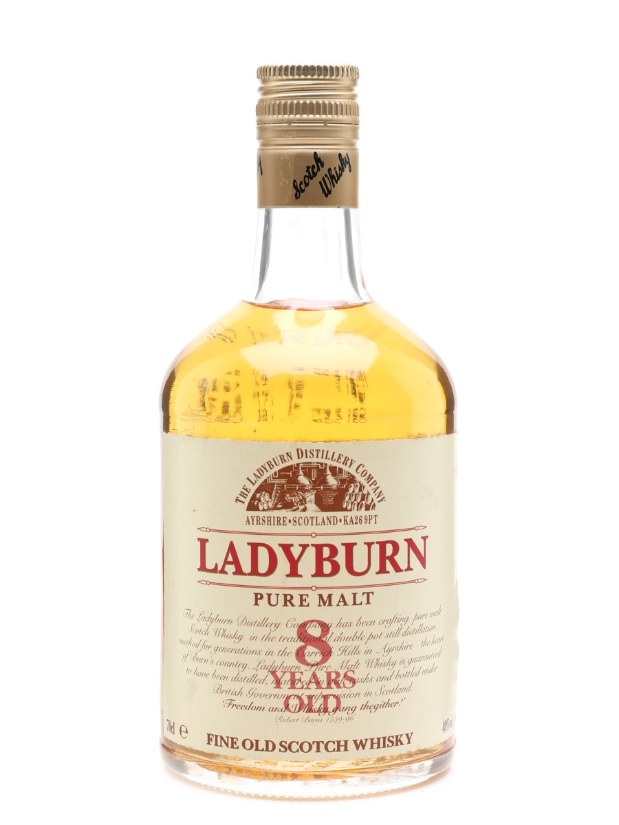 Ladyburn 8 Year Old Pure Malt Bottled 1990s 70cl / 40%