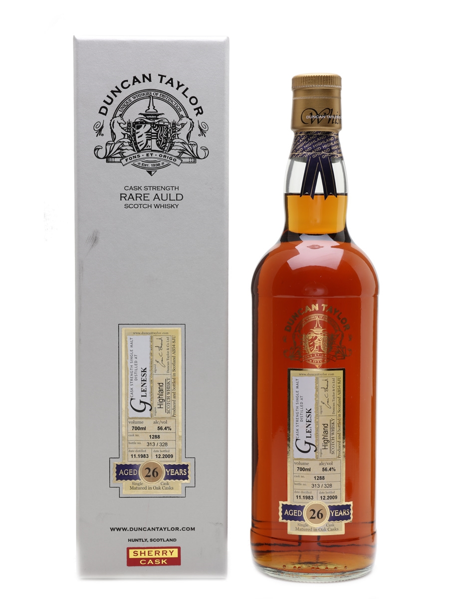 Glenesk 1983  26 Year Old Bottled 2009 - Duncan Taylor Rare Auld 70cl / 56.4%