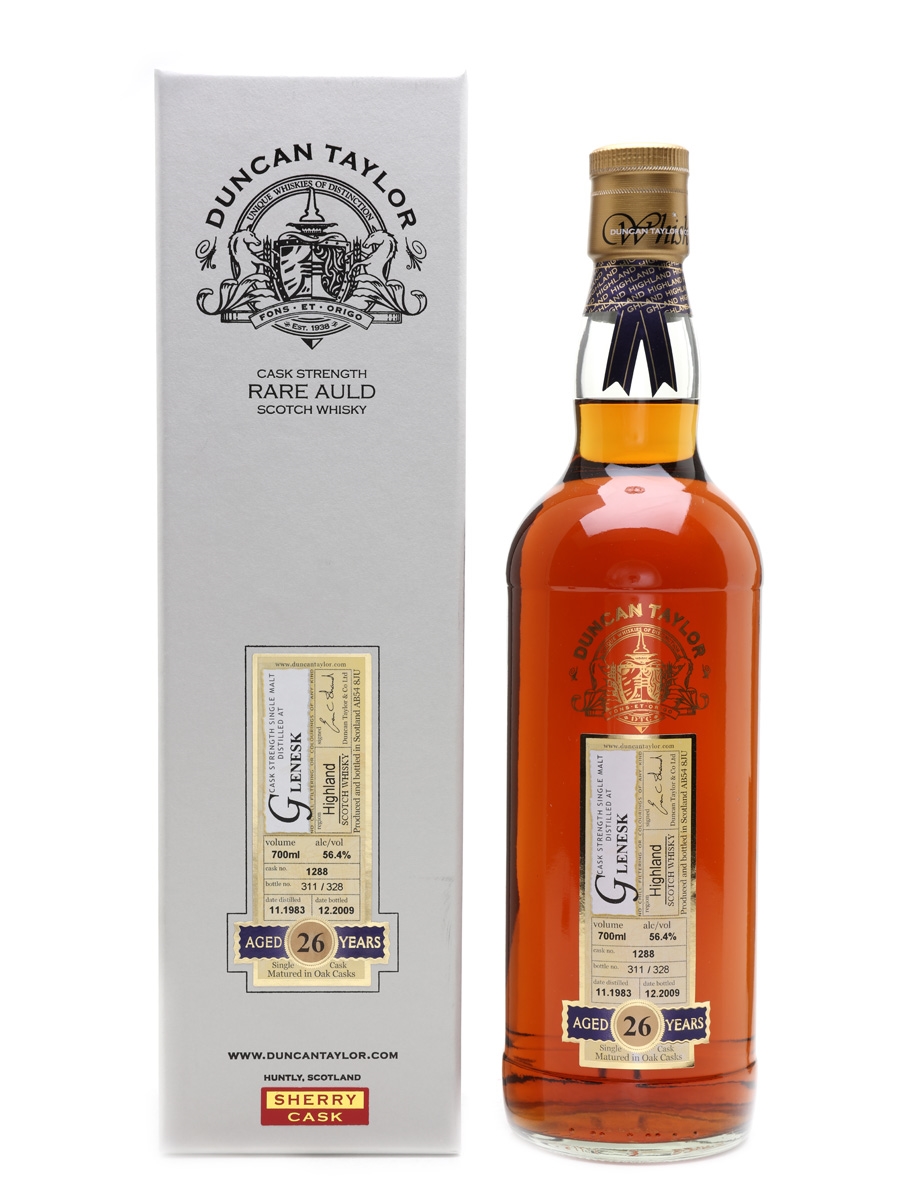 Glenesk 1983 26 Year Old Bottled 2009 - Duncan Taylor Rare Auld 70cl / 56.4%