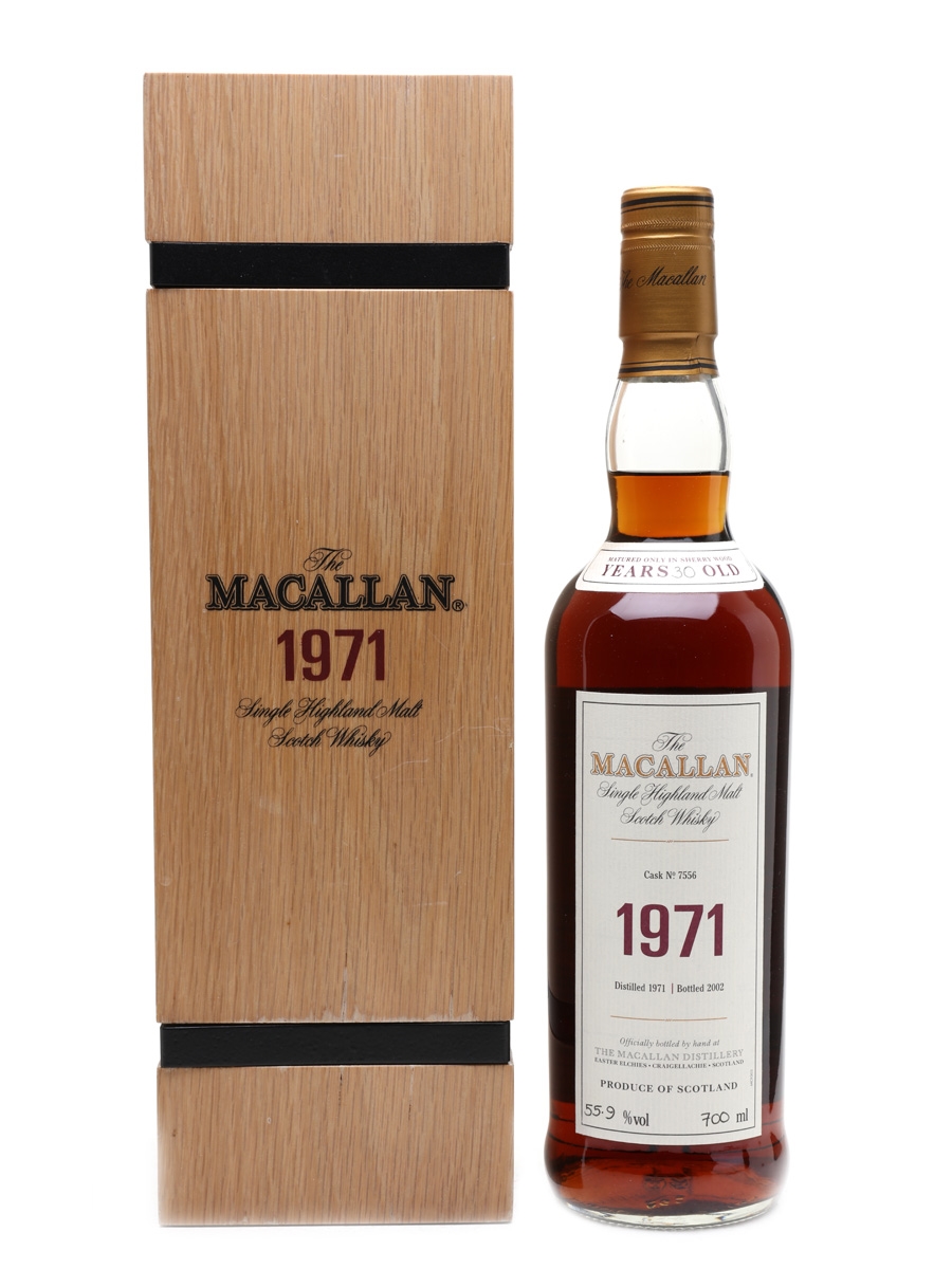 Macallan 1971 Fine & Rare 30 Year Old - Cask No. 7556 70cl / 55.9%
