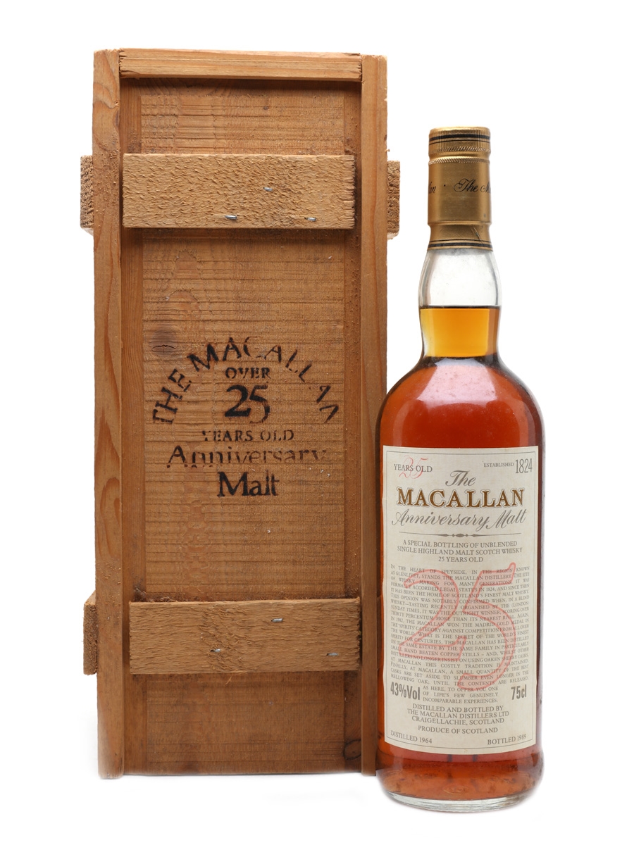 Macallan 1964 Anniversary Malt 25 Year Old 75cl / 43%