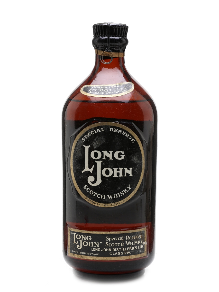 Long John Bottled Late 1930s-1940s 75cl / 43%
