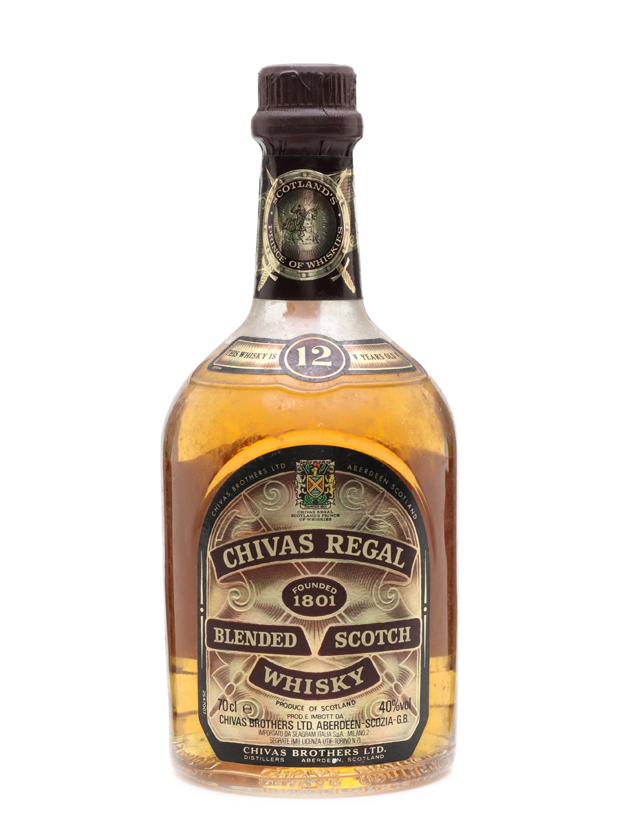 Chivas Regal 12 Year Old Bottled 1990s - Seagram Italia 70cl / 40%