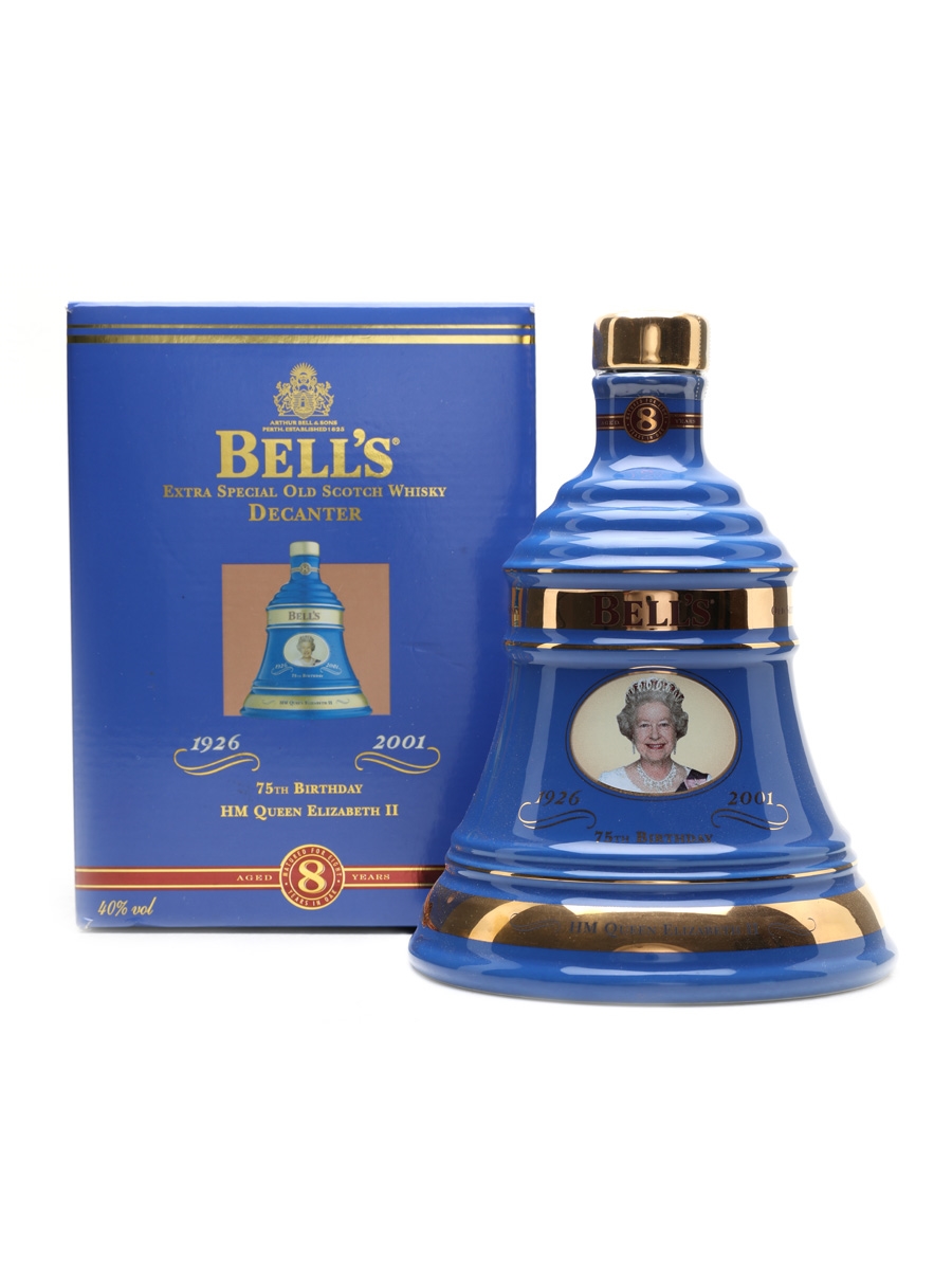 Bell's Ceramic Decanter Queen Elizabeth II 75th Birthday 70cl / 40%