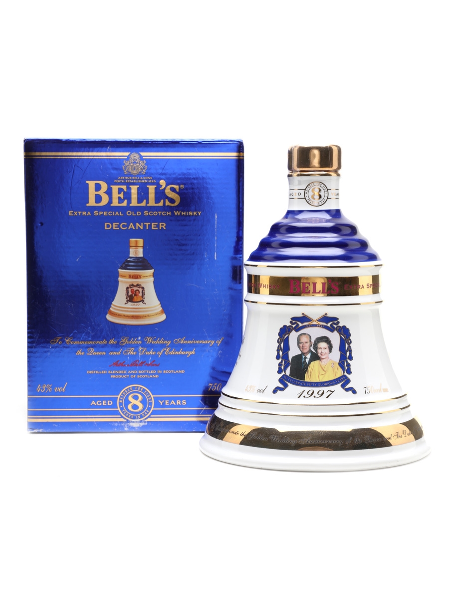 Bell's Ceramic Decanter Golden Wedding Anniversary 75cl / 43%