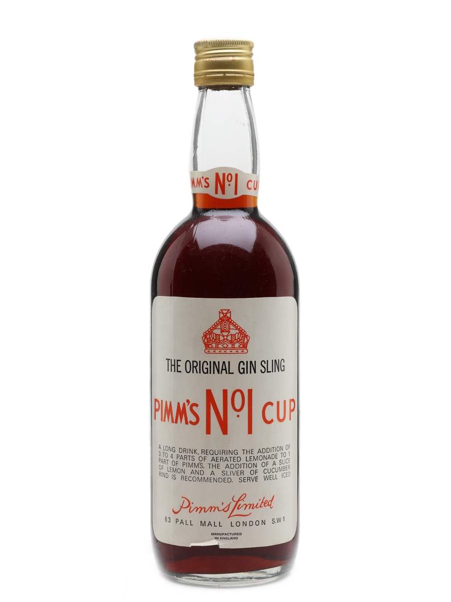 Pimm's No.1 Cup Gin Sling Bottled 1960s 75.7cl / 31%