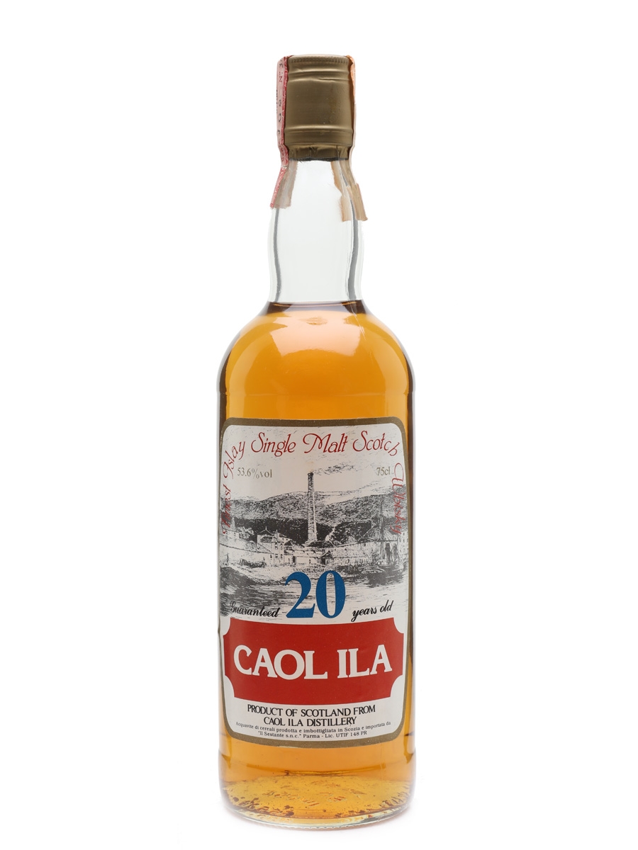 Caol Ila 20 Year Old Bottled 1980s - Sestante 75cl / 53.6%