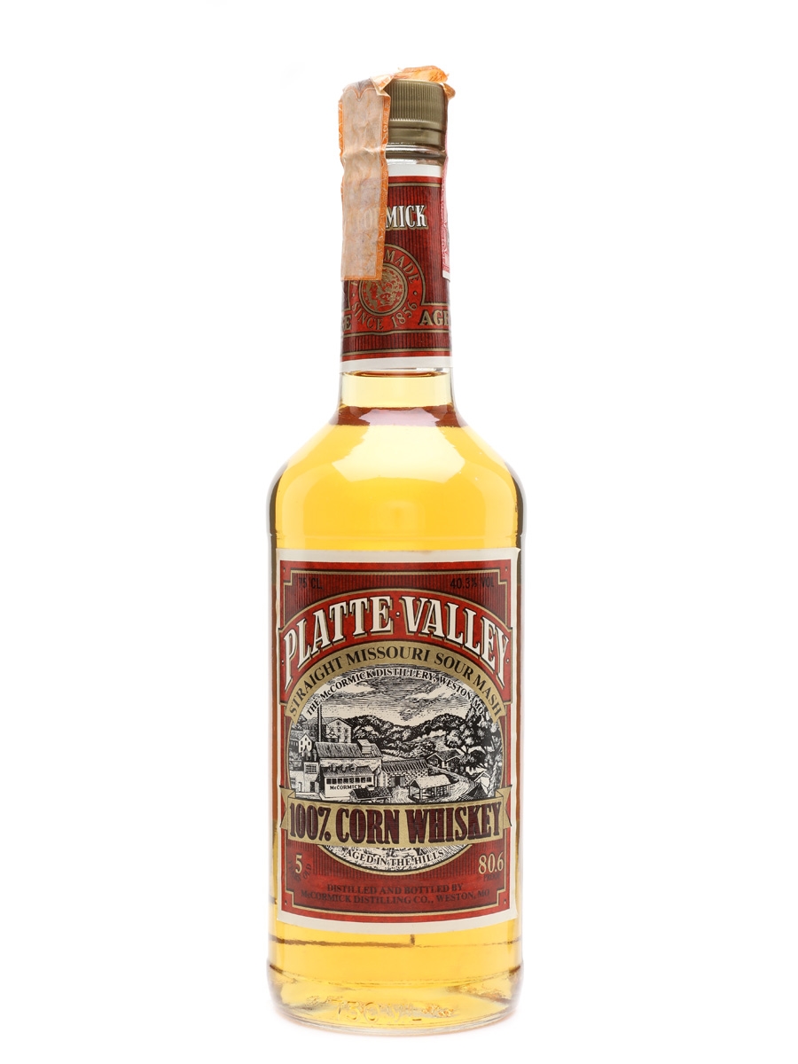 Platte Valley 5 Year Old Corn Whiskey Bottled 1980s - Velier 75cl / 40.3%