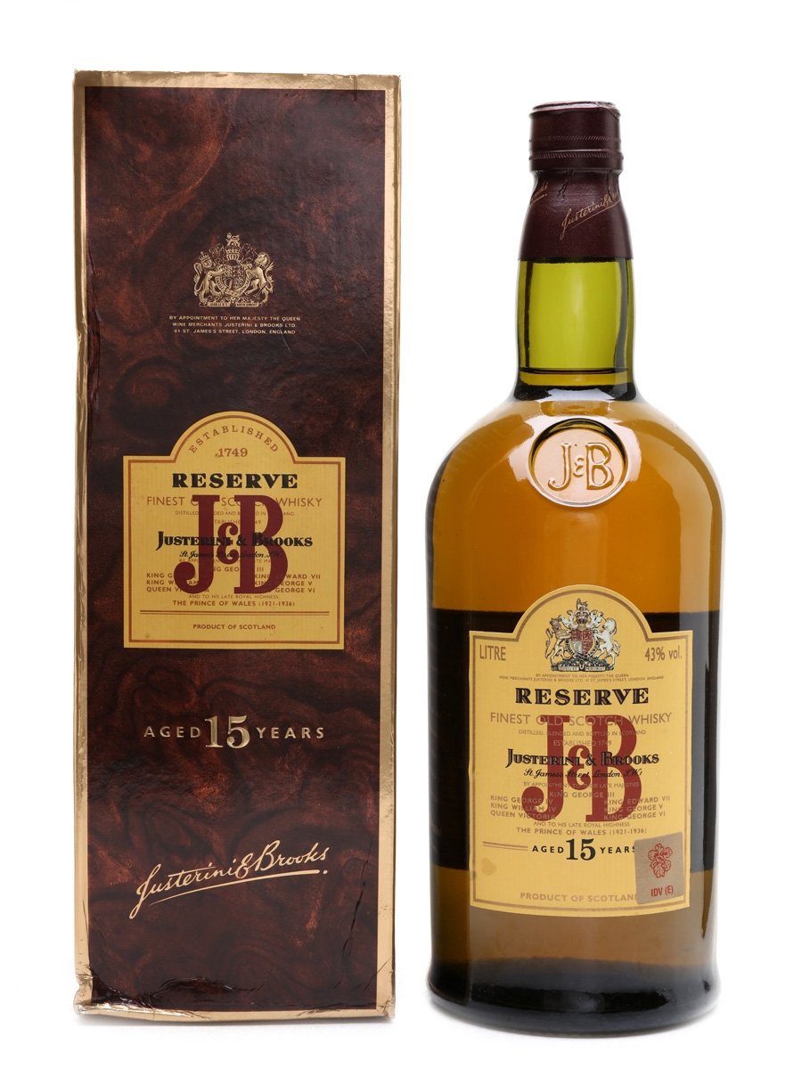 J & B 15 Year Old Reserve - Lot 29567 - Buy/Sell Blended Whisky Online