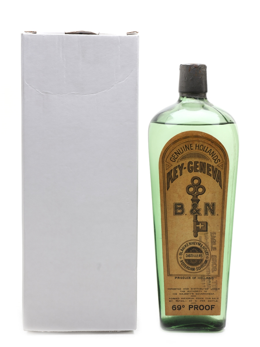 Blankenheym & Nolet Key Geneva Bottled 1930s 70cl / 39.4%