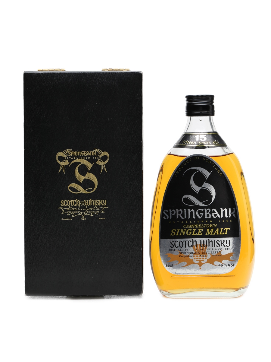SPRINGBANK 15 years old 木箱入り Springbank 15 Years Old - Lot 2571 - Buy/Sell Campbeltown Whisky