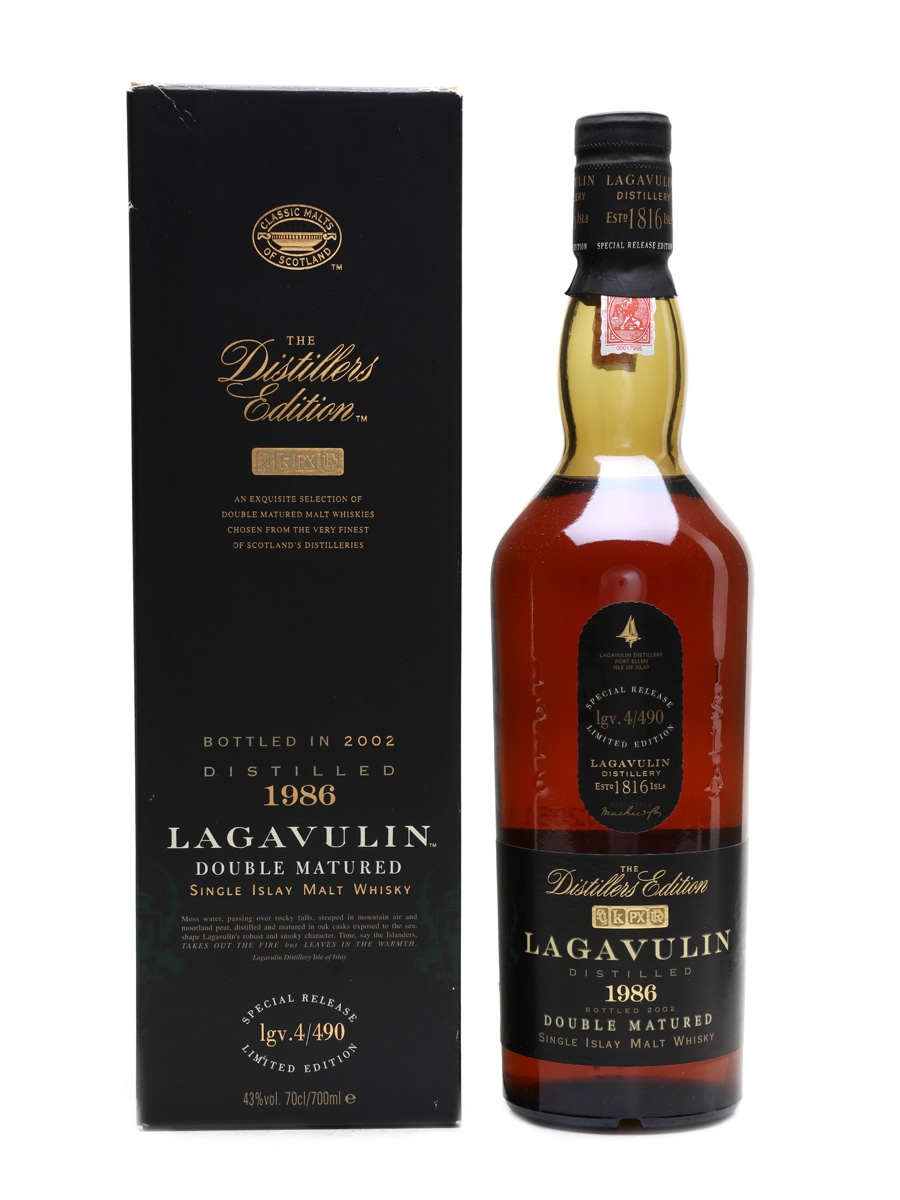 Lagavulin 1986 Distillers Edition Bottled 2002 70cl / 43%