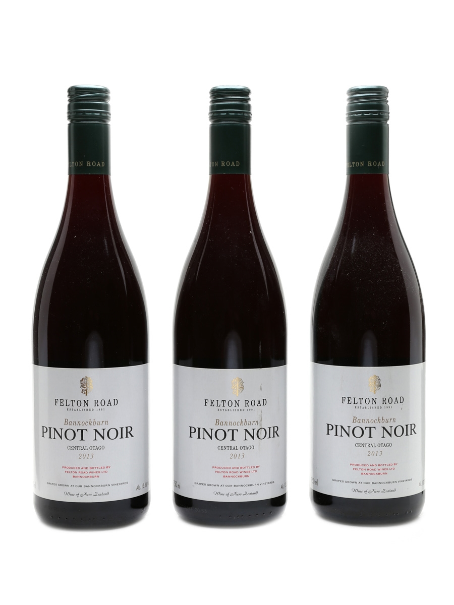 Felton Road Pinot Noir 2013 Bannockburn 3 x 75cl / 13.5%