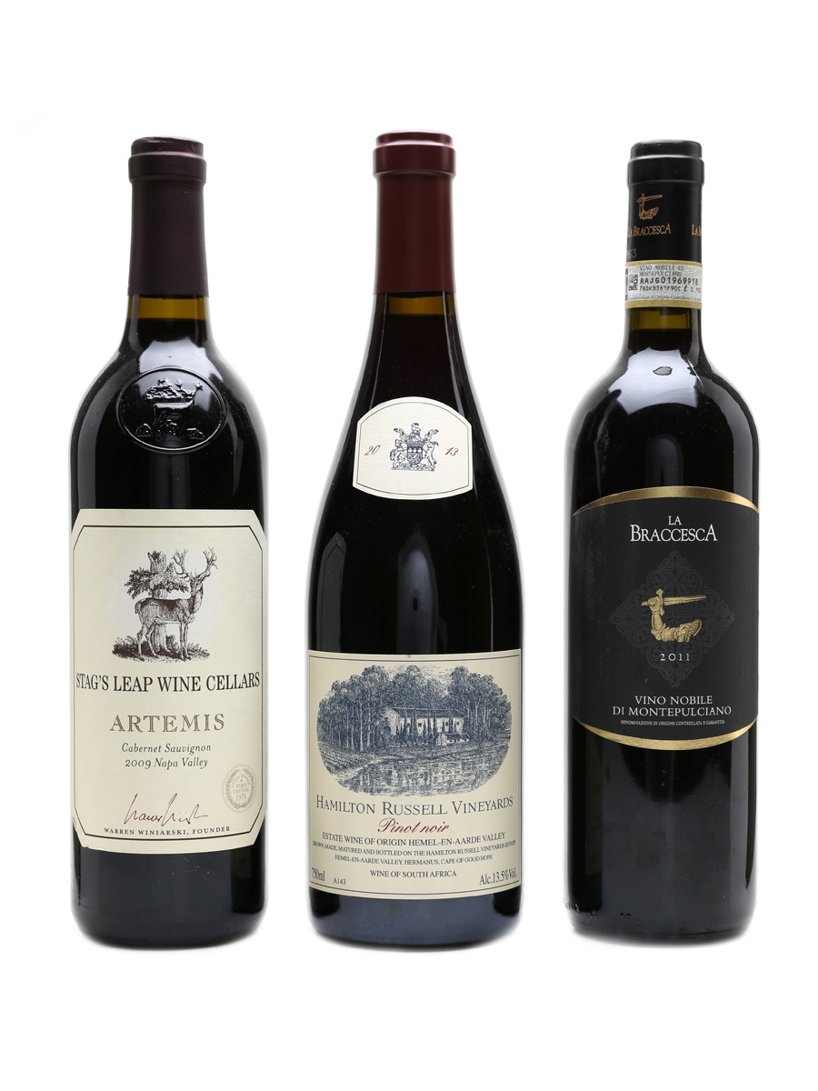 Stag's Leap, Hamilton Russell, La Braccesca Assorted Red Wines 3 x 75cl