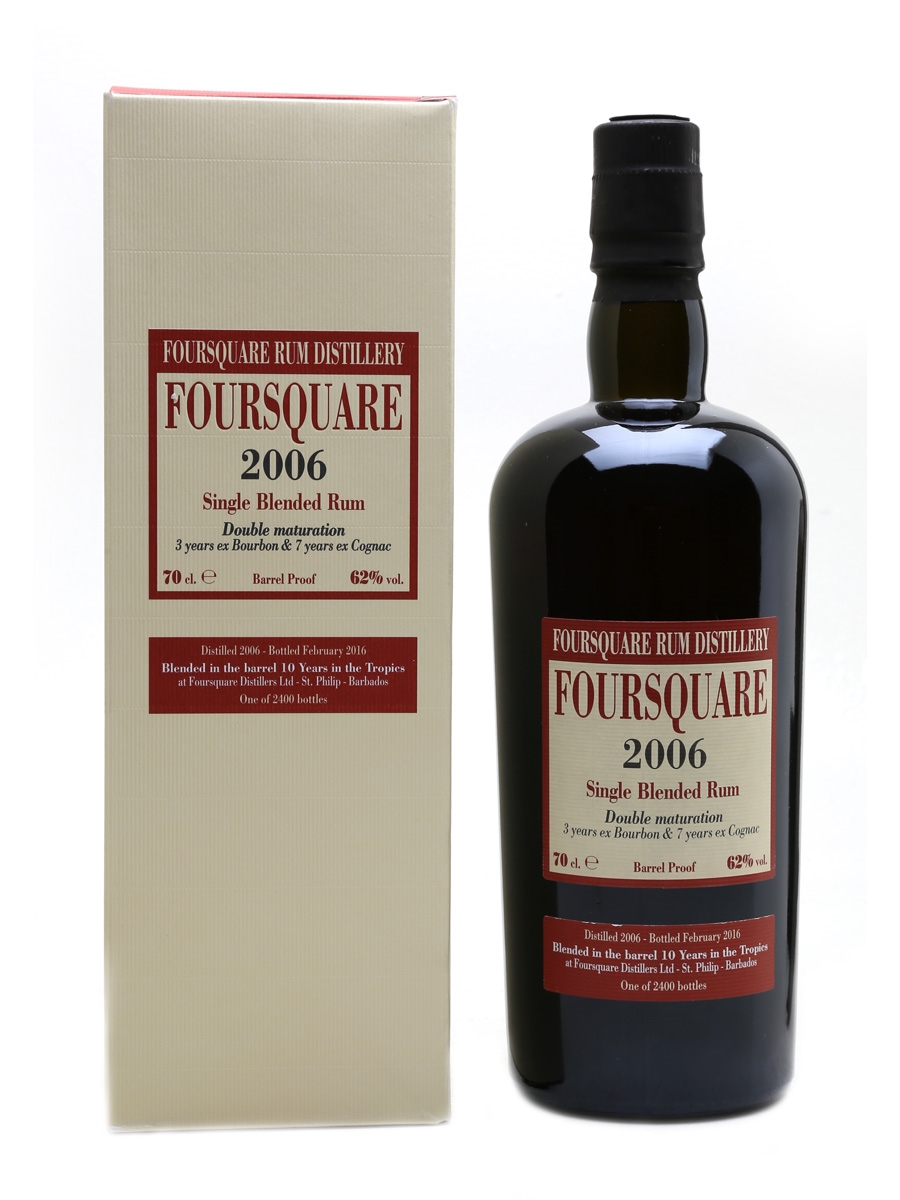 Foursquare 2006 Single Blended Rum 10 Year Old - Velier 70cl / 62%