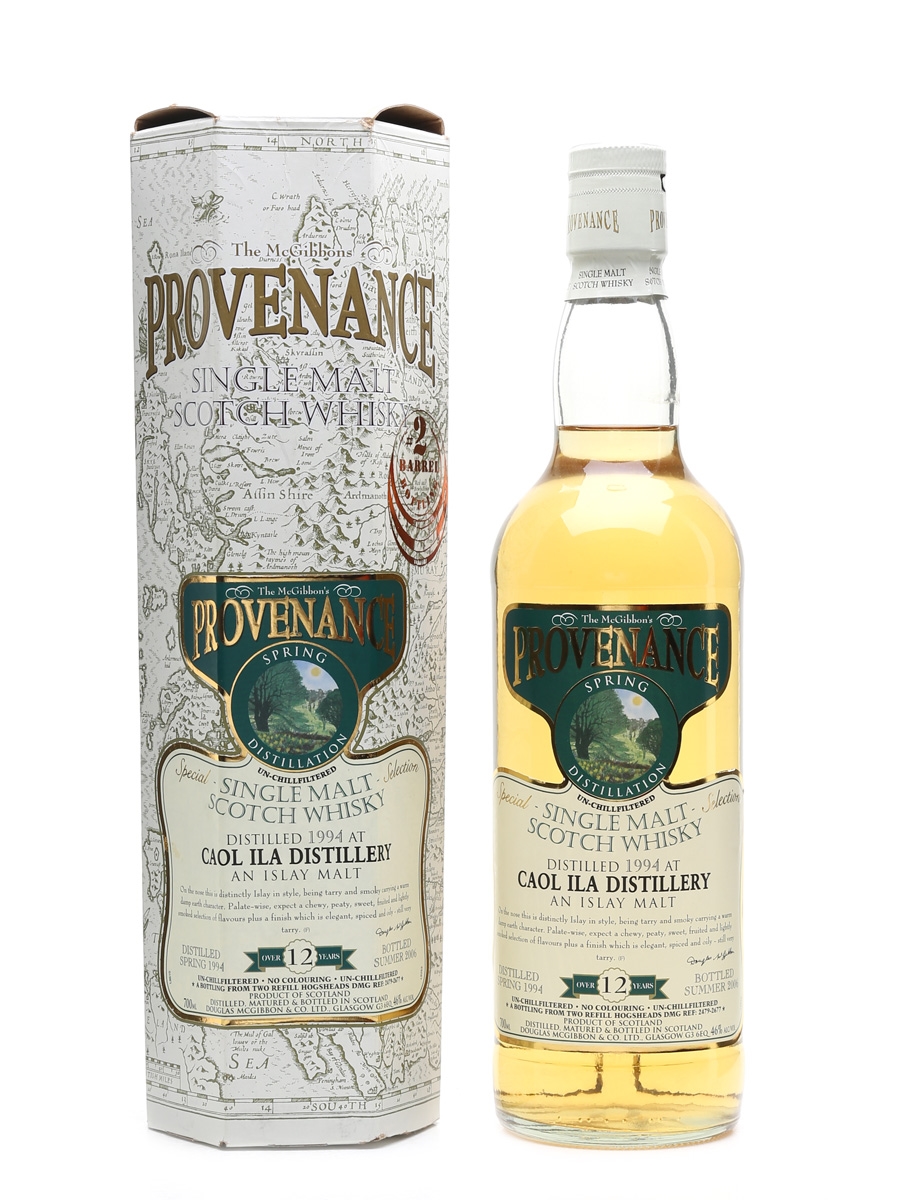 Caol Ila 1994 Provenance 12 Year Old - McGibbon's 70cl / 46%