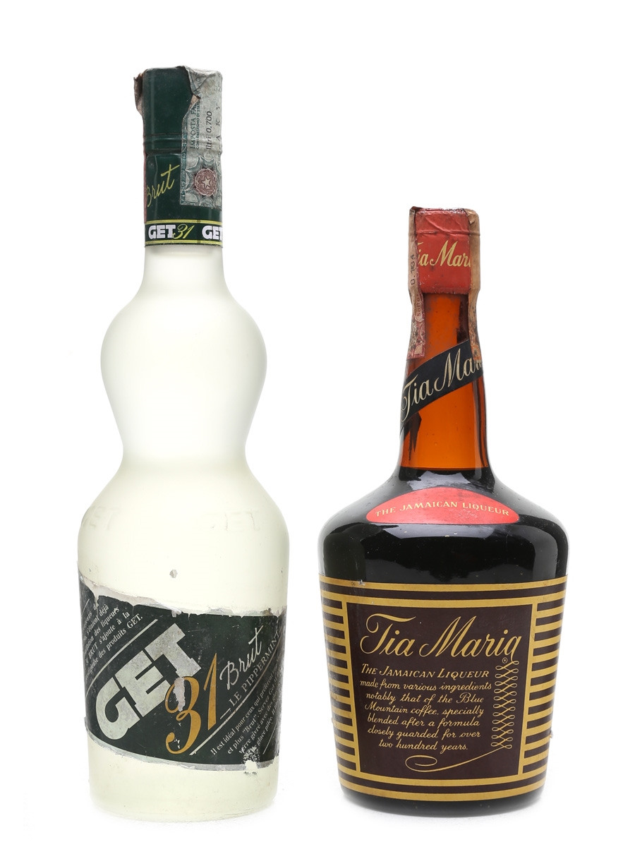 Get 31 & Tia Maria Bottled 1970s-1980s 70cl & 75cl