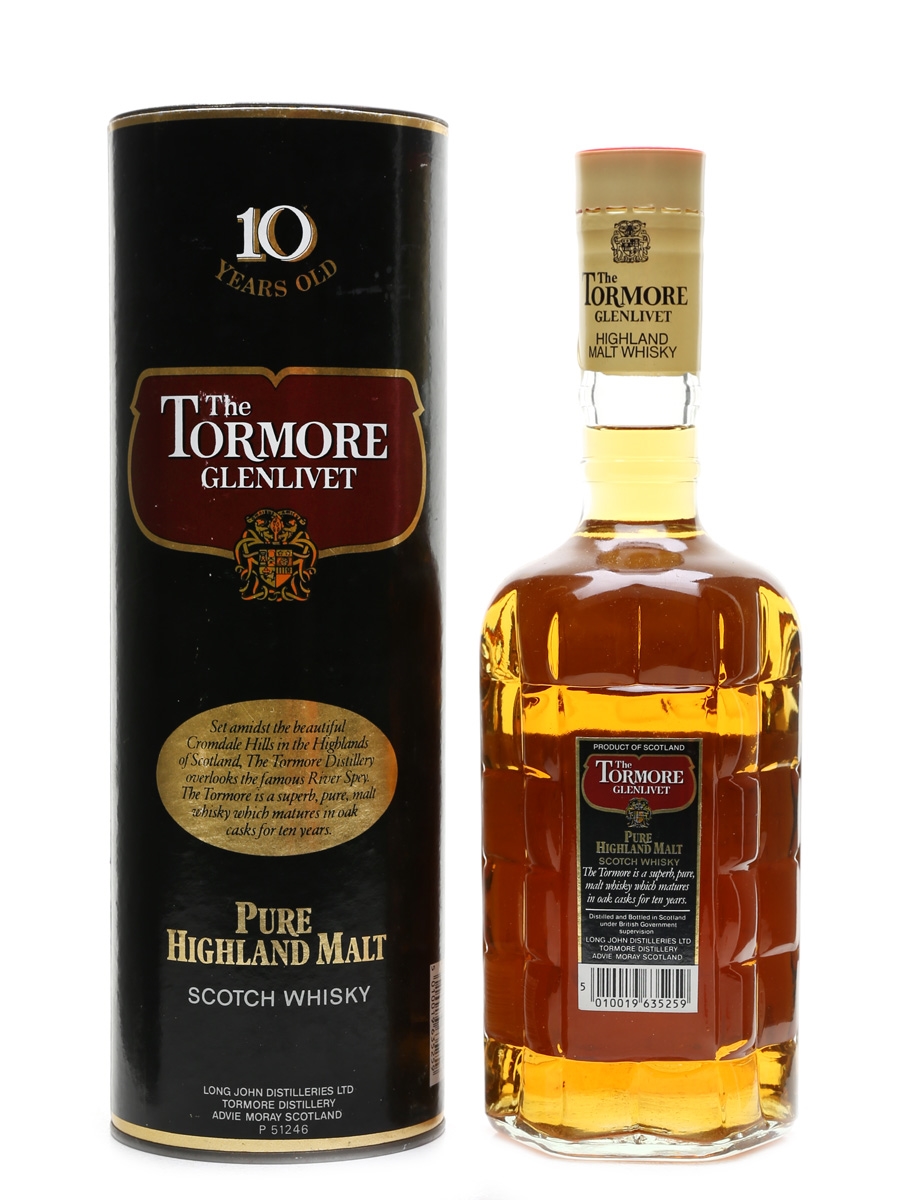 レア　the tormore glenlivet トーモア　オールド　ウイスキー トーモア 10年 オフィシャル 80年代 - sakedori