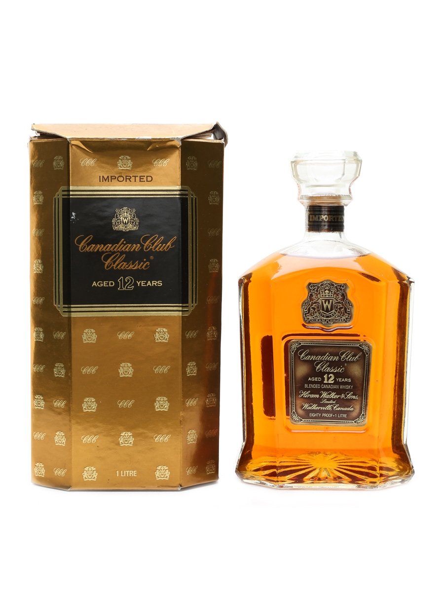Canadian Club 12 Year Old 1974  100cl / 40%