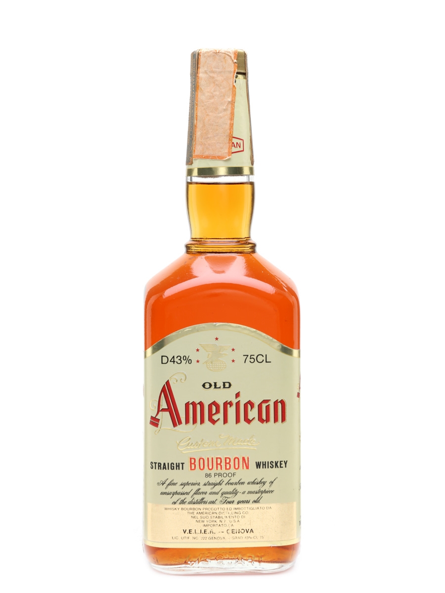 Old American Bourbon 4 Year old Bottled 1970s - Velier 75cl / 43%