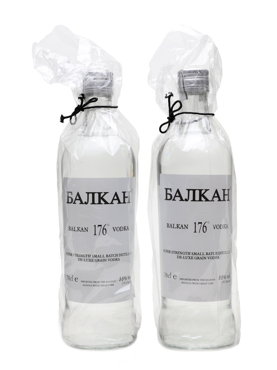 Balkan 176 Vodka  2 x 70cl / 88%