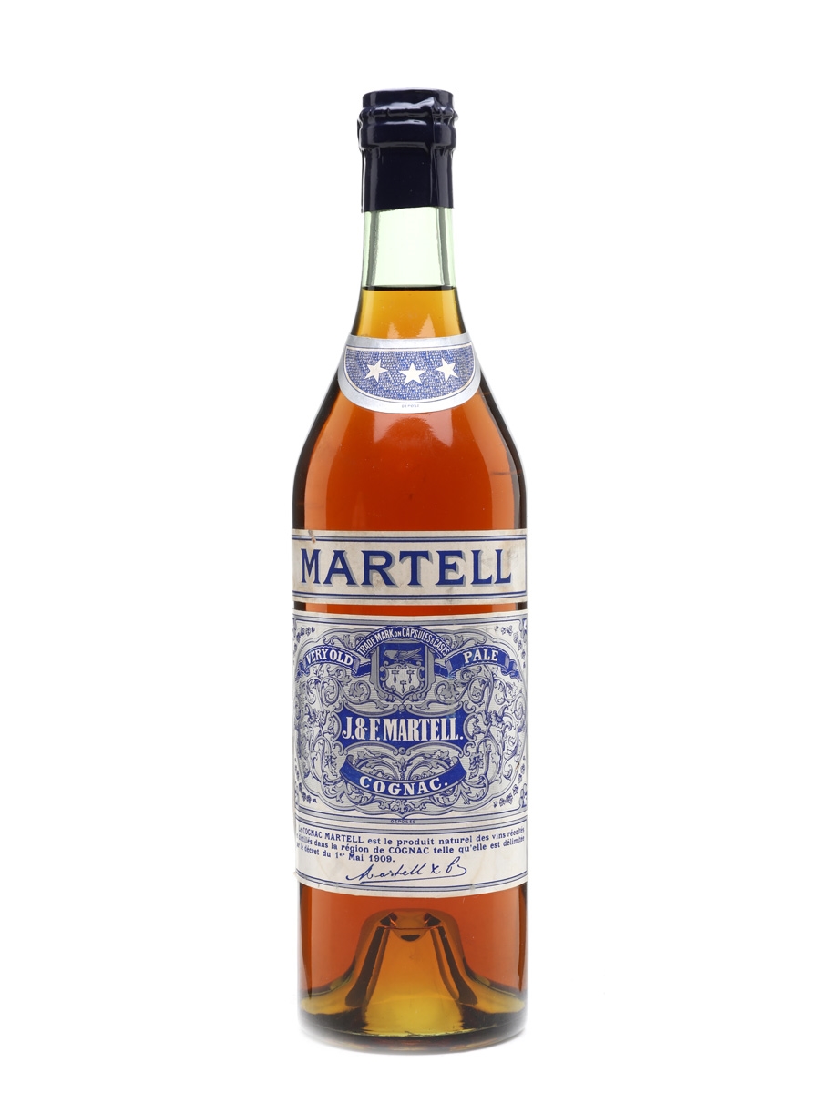 Martell 3 Star VOP Spring Cap Bottled 1950s 70cl