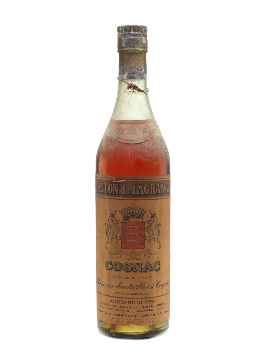 Gaston de Lagrange 3 Star Cognac Bottled 1950s 75cl / 40%
