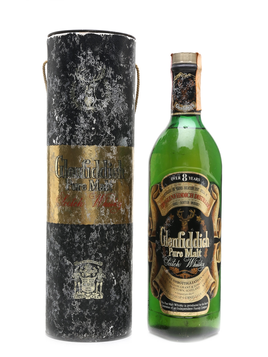 Glenfiddich Pure Malt 8 Year Old Bottled 1970s 75cl / 43%