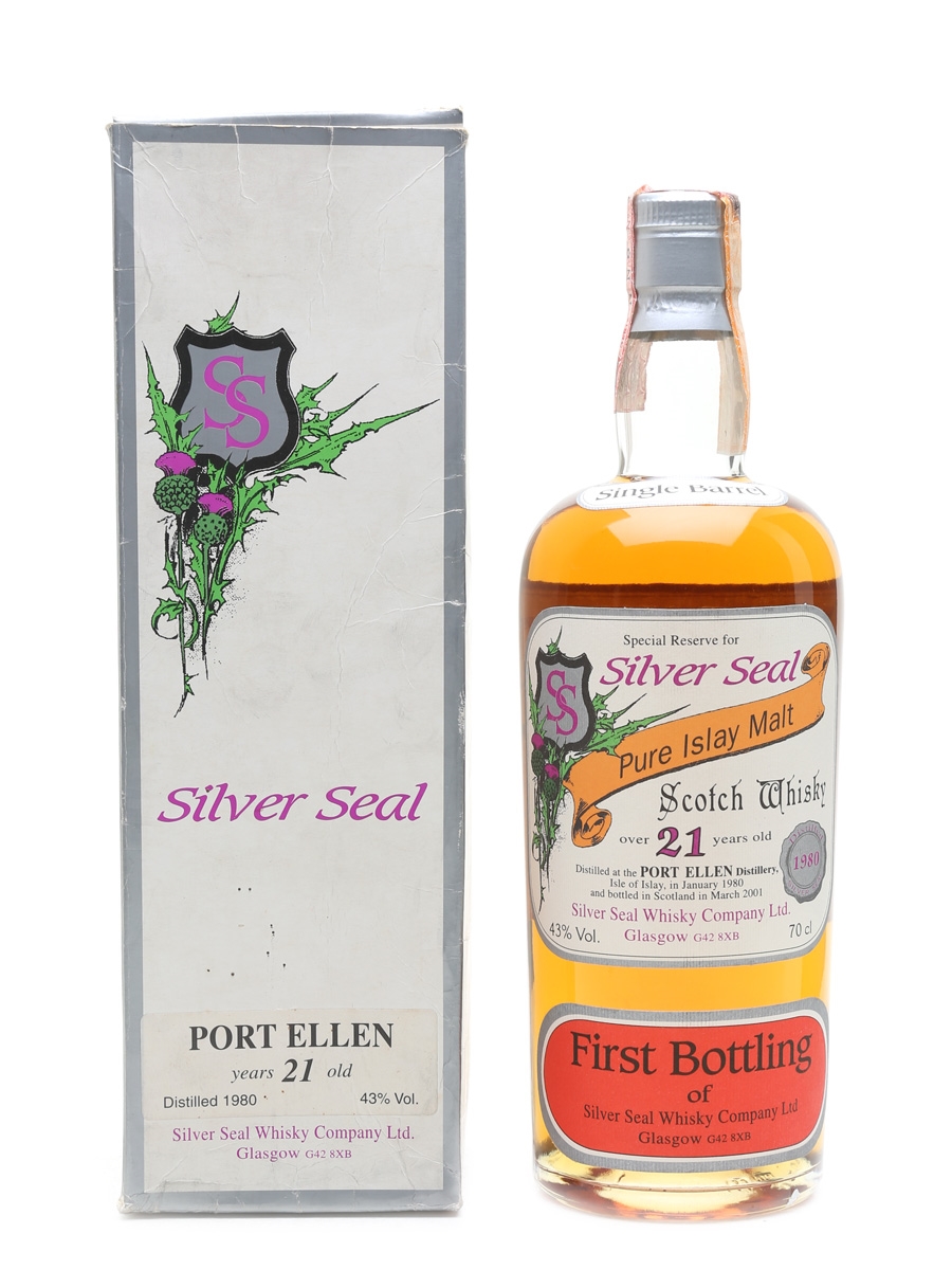 Port Ellen 1980 Bottled 2001 - Silver Seal 70cl / 43%