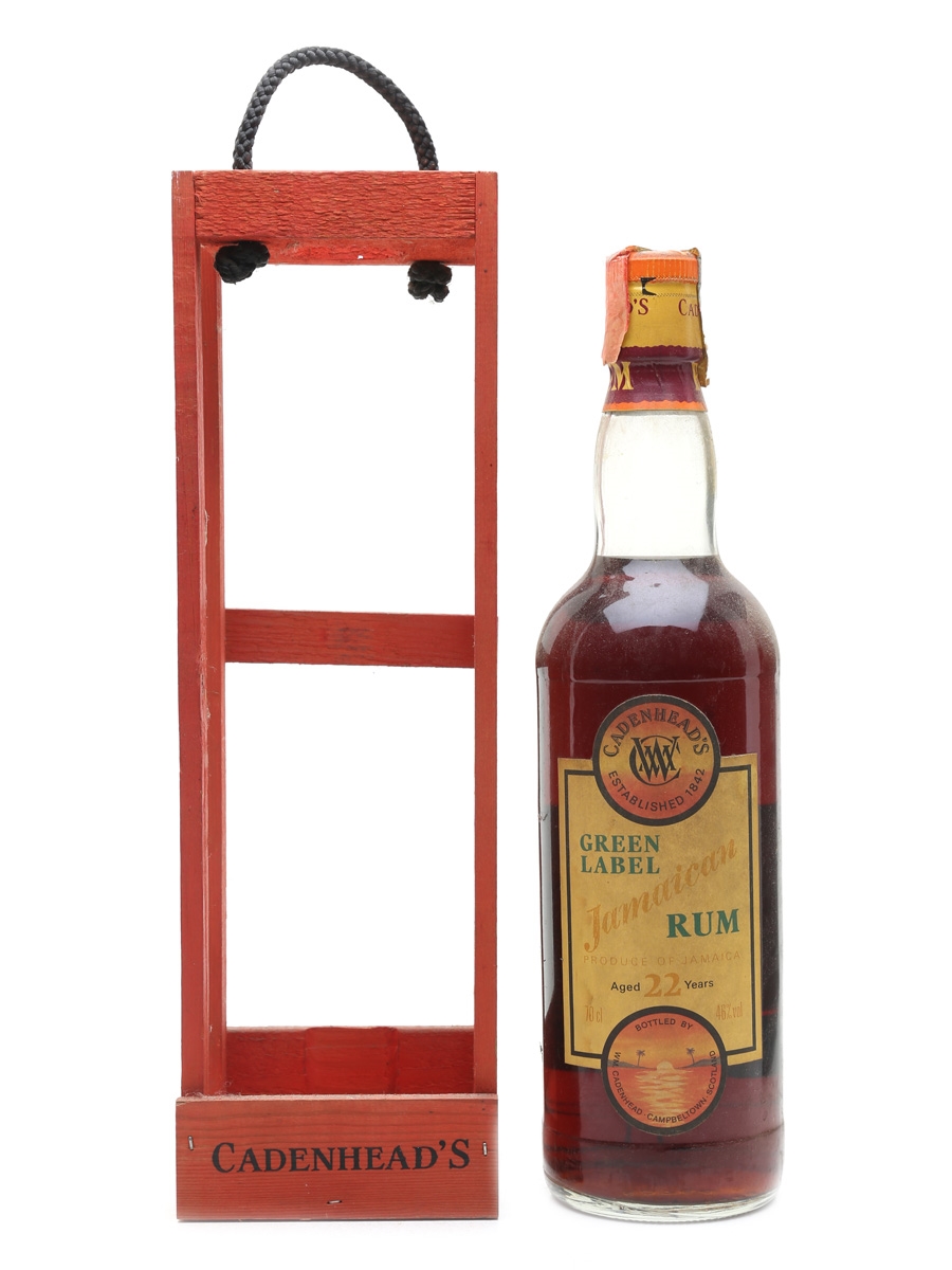 Cadenhead's Green Label 22 Year Old - Lot 31595 - Buy/Sell Rum Online