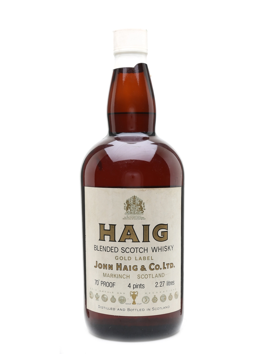 Haig's Gold Label Magnum Bottled 1970s - 4 Pints 227cl / 40%