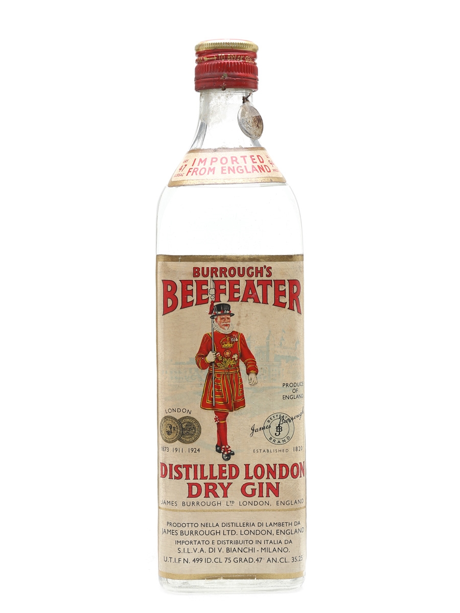 Beefeater Dry Gin Bottled 1950s - Silva 75cl / 47%