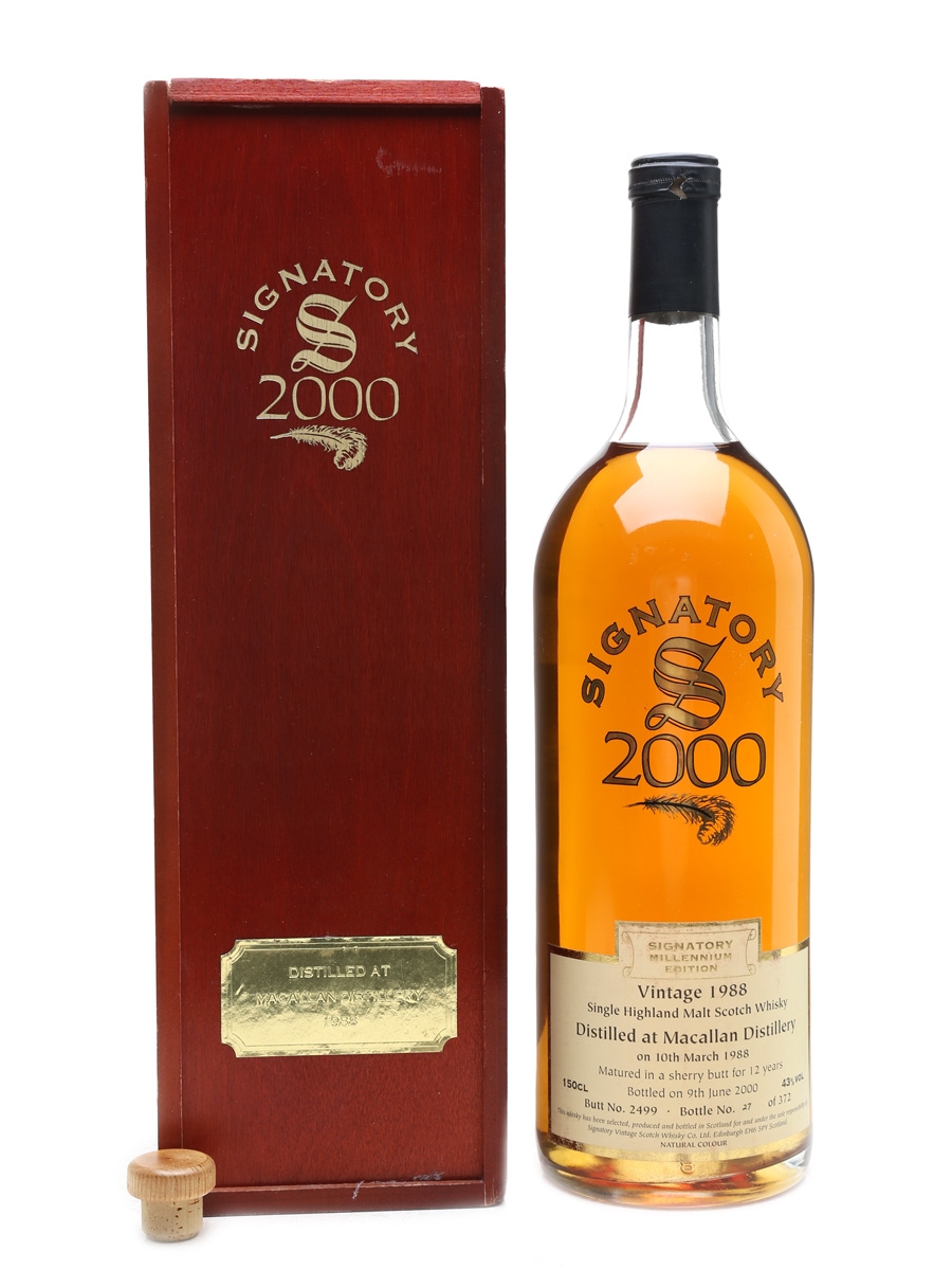 Macallan 1988 12 Year Old Millennium Edition - Lot 32119 - Buy