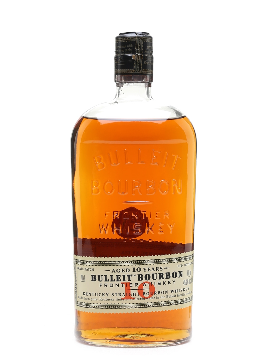 Bulleit 10 Year Old Frontier Whiskey 70cl / 45.6%