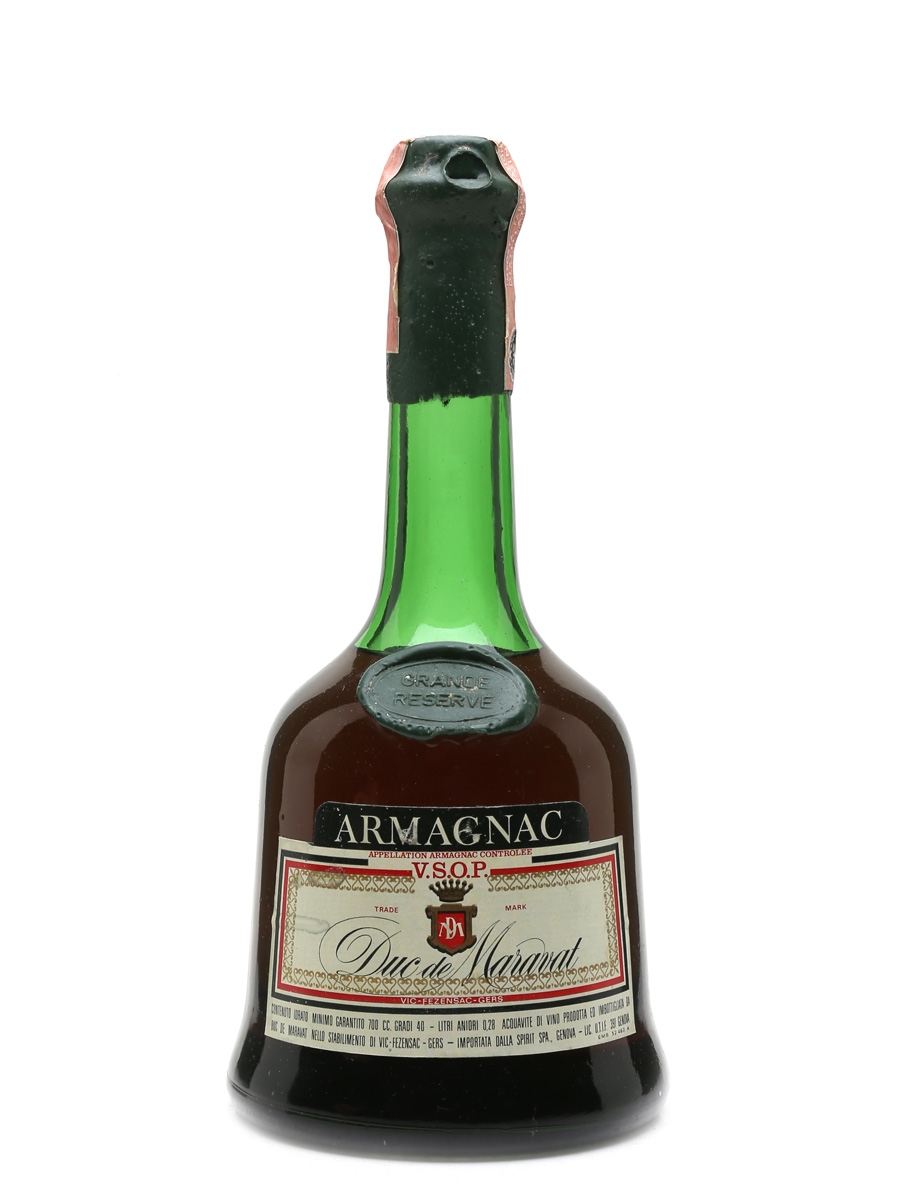 Duc de Maravat VSOP Armagnac Bottled 1970s - Spirit 70cl / 40%