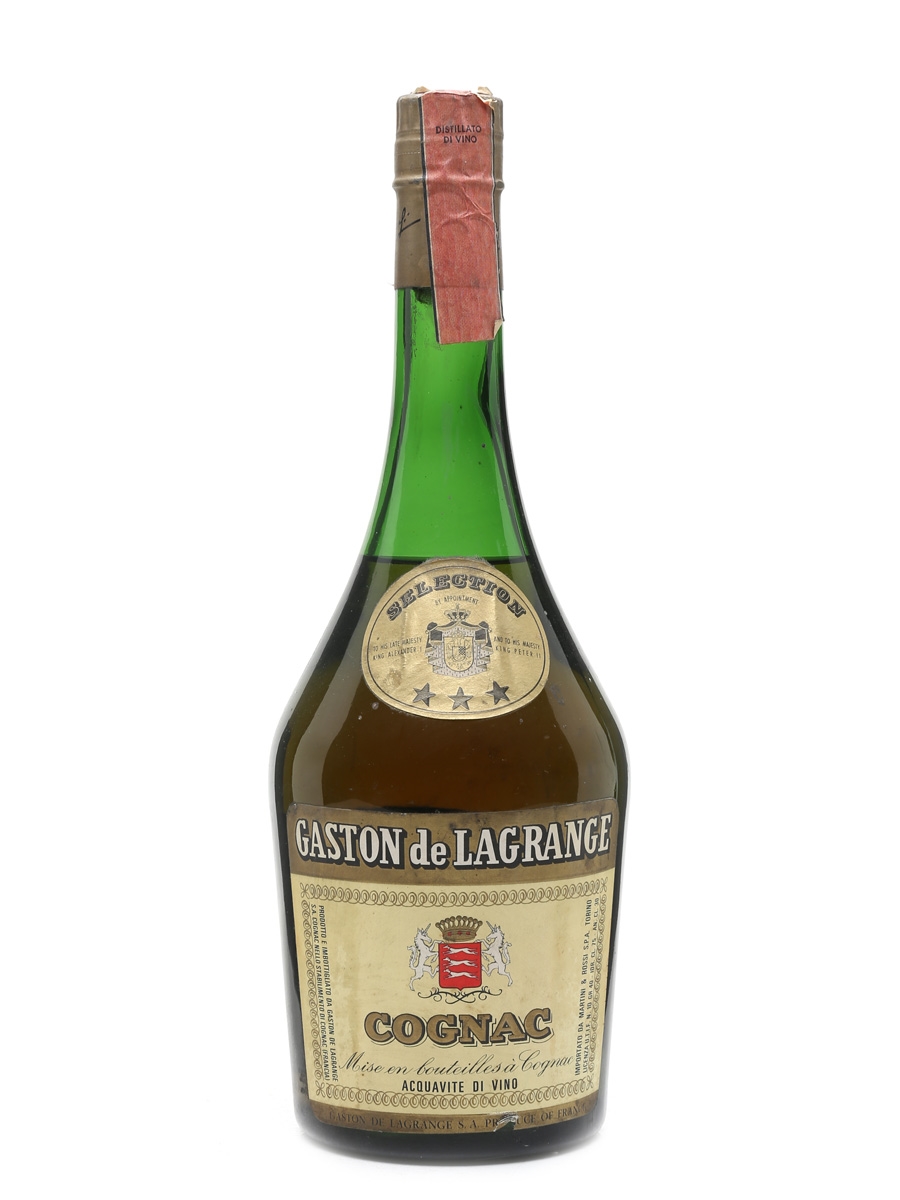 Gaston de Lagrange 3 Star Bottled 1970s - Martini & Rossi 75cl / 40%