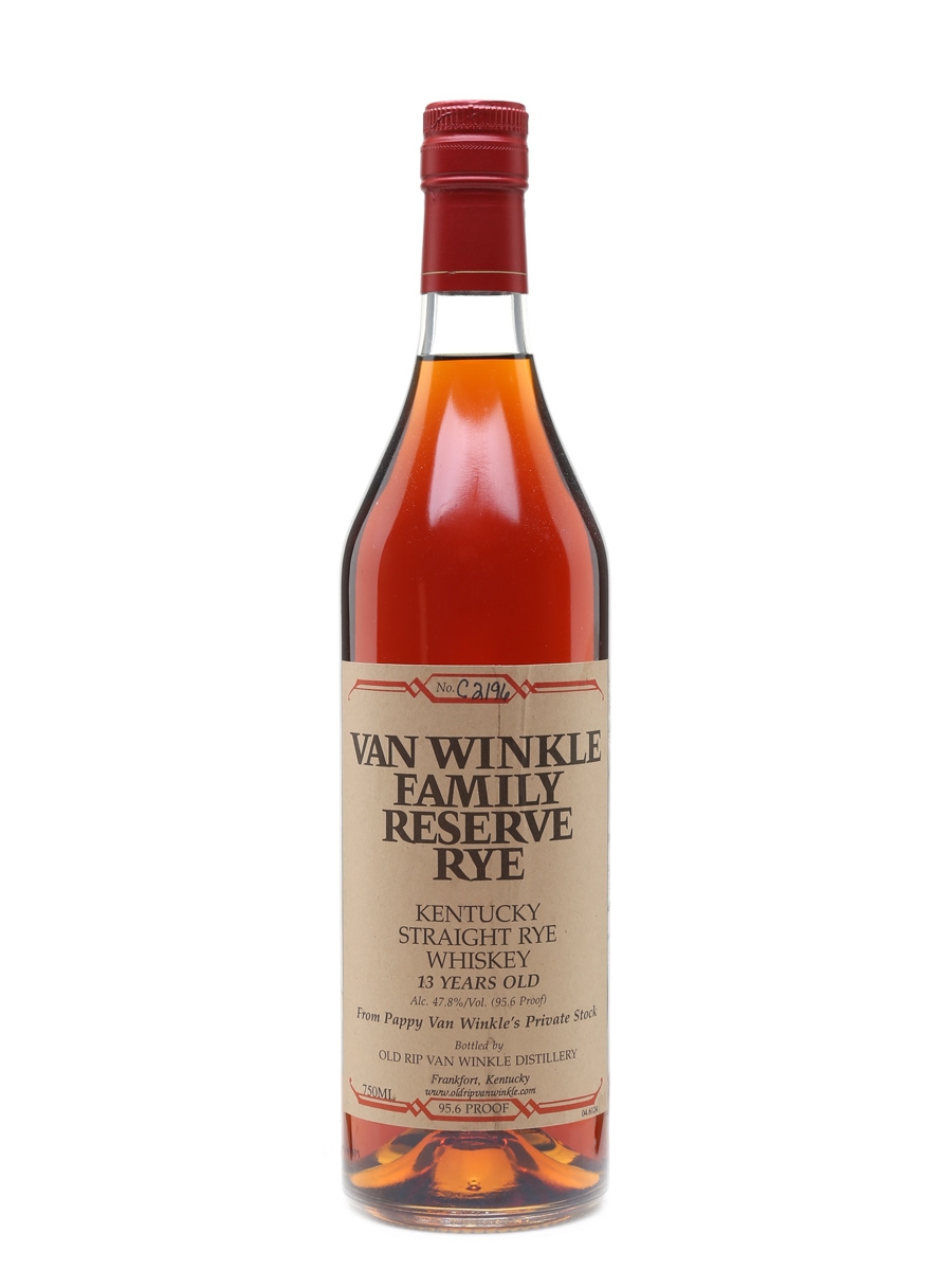 Van Winkle Family Reserve Rye 13 Year Old 75cl / 47.8%