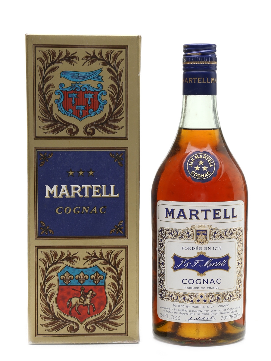 Martell 3 Star Bottled 1960s-1970s 68cl / 40%