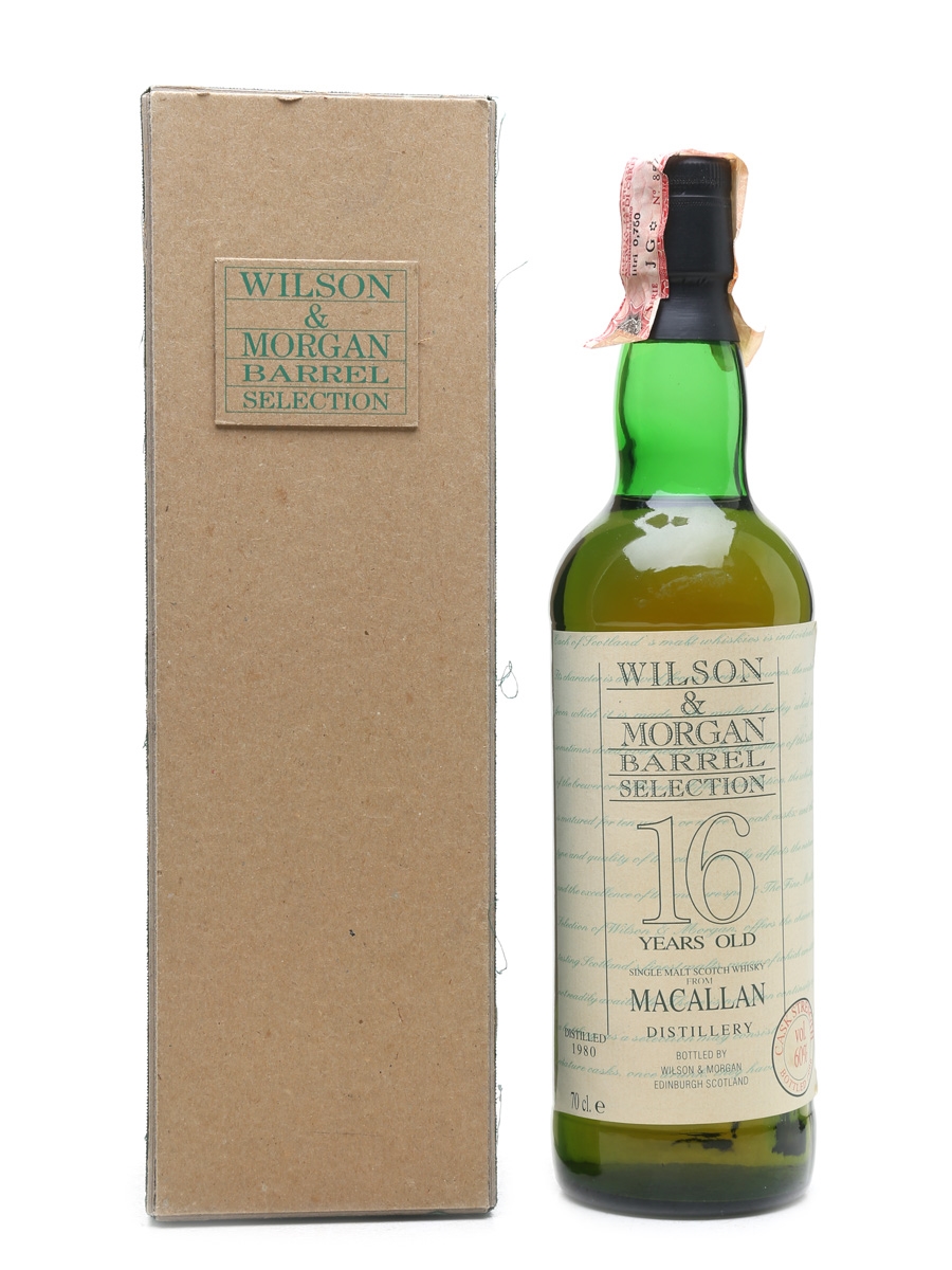 Macallan 1980 Wilson & Morgan 16 Year Old - Bottled 1996 70cl / 60%