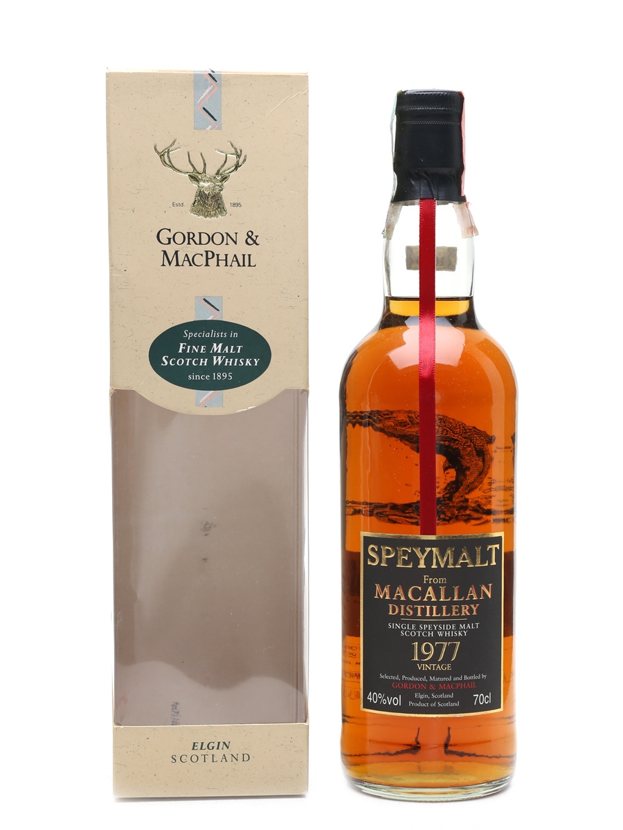 Macallan 1977 Speymalt Bottled 2000 - Gordon & MacPhail 70cl / 40%