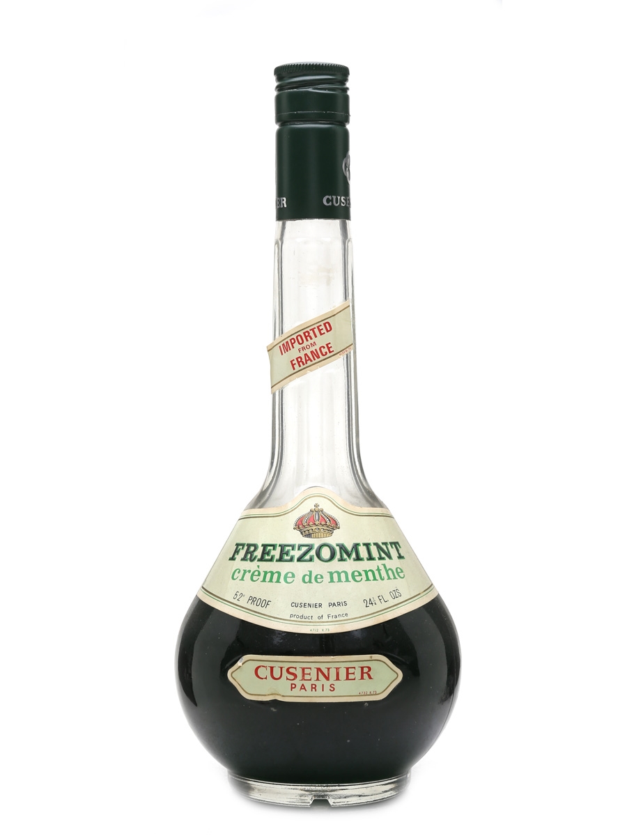 Cusenier Freezomint Creme De Menthe Bottled 1960s-1970s 68cl / 29.7%