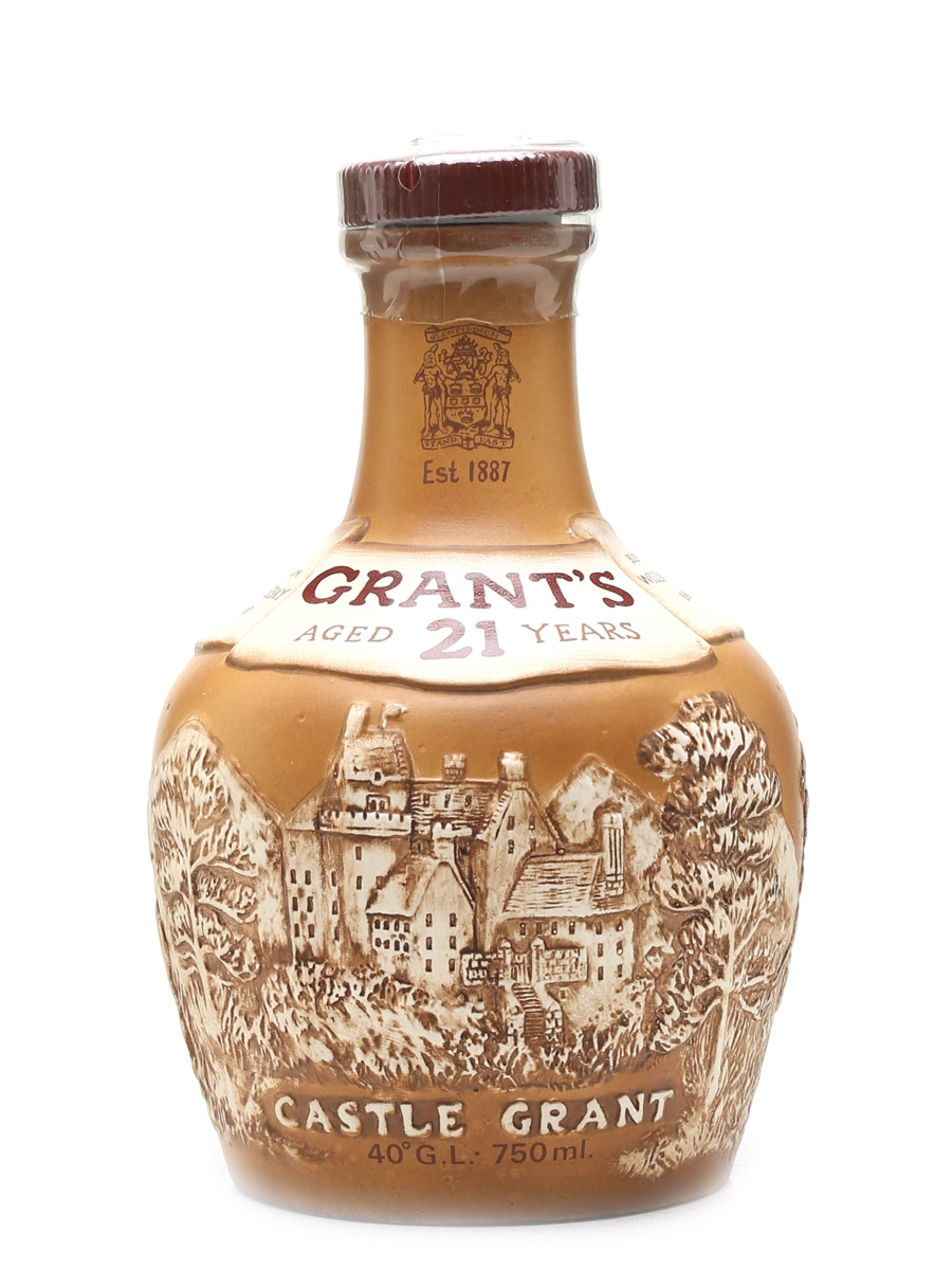 Grants 21 y/o Castle Grant in ceramic decanter - Wild about