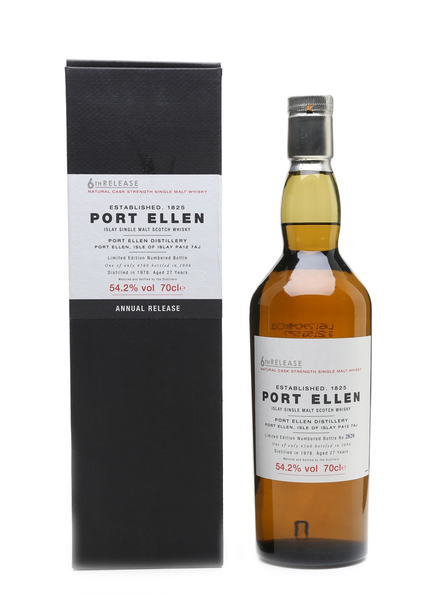 Port Ellen 1978 - 6th Release 27 Year Old 70cl / 54.2%