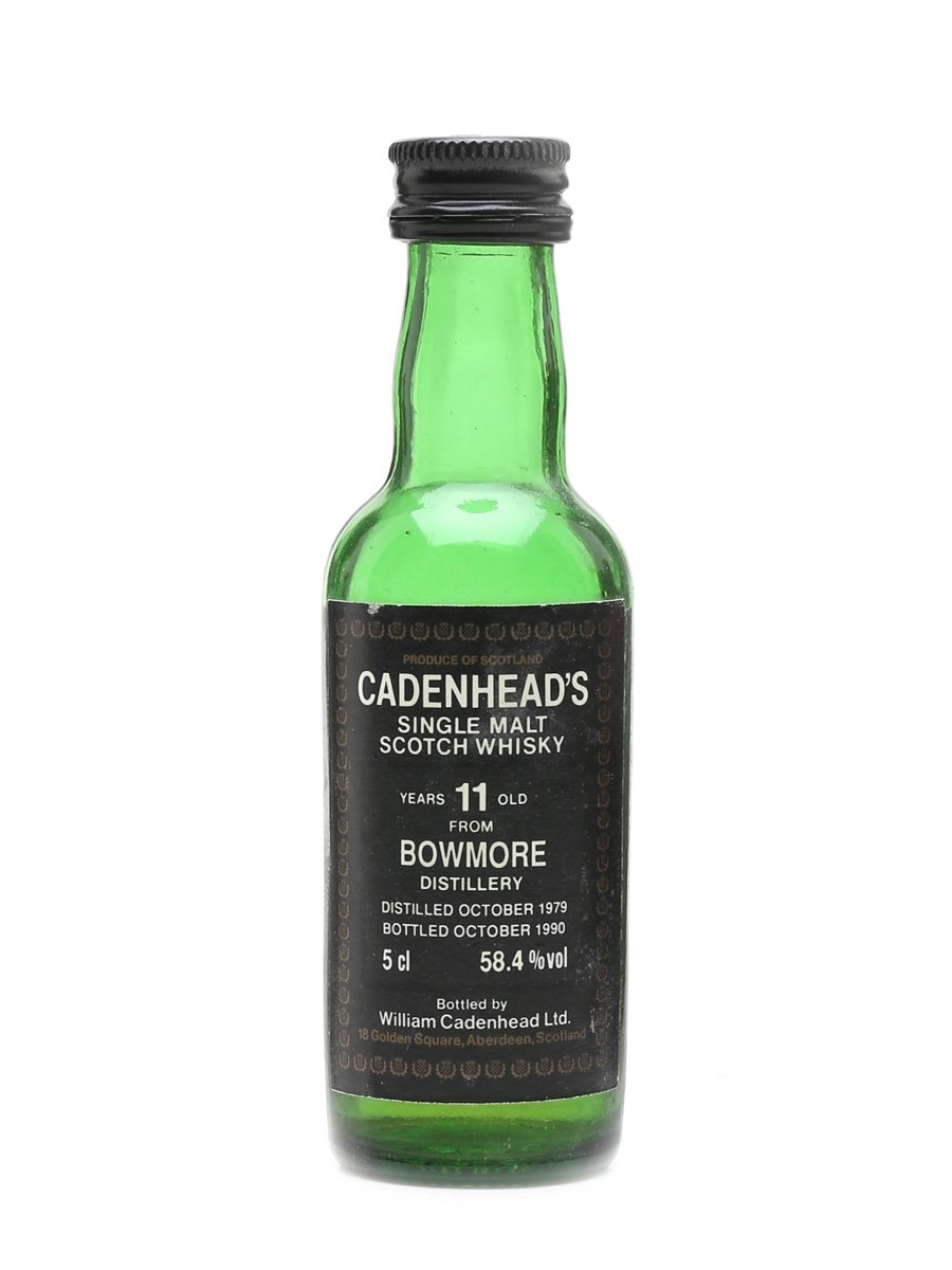 Bowmore 1979 11 Year Old - Cadenhead's 5cl / 58.4%