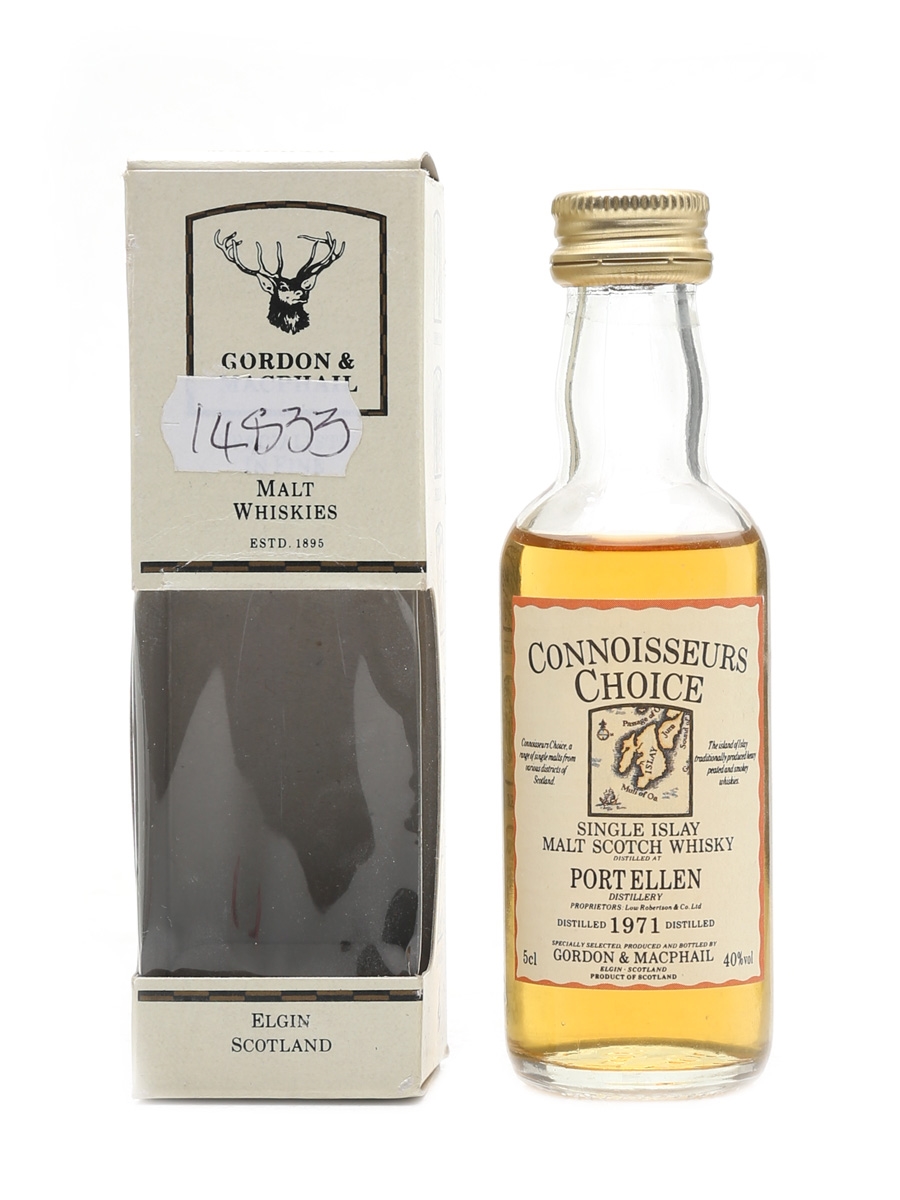 Port Ellen 1971 Connoisseurs Choice Bottled 1990s - Gordon & MacPhail 5cl / 40%