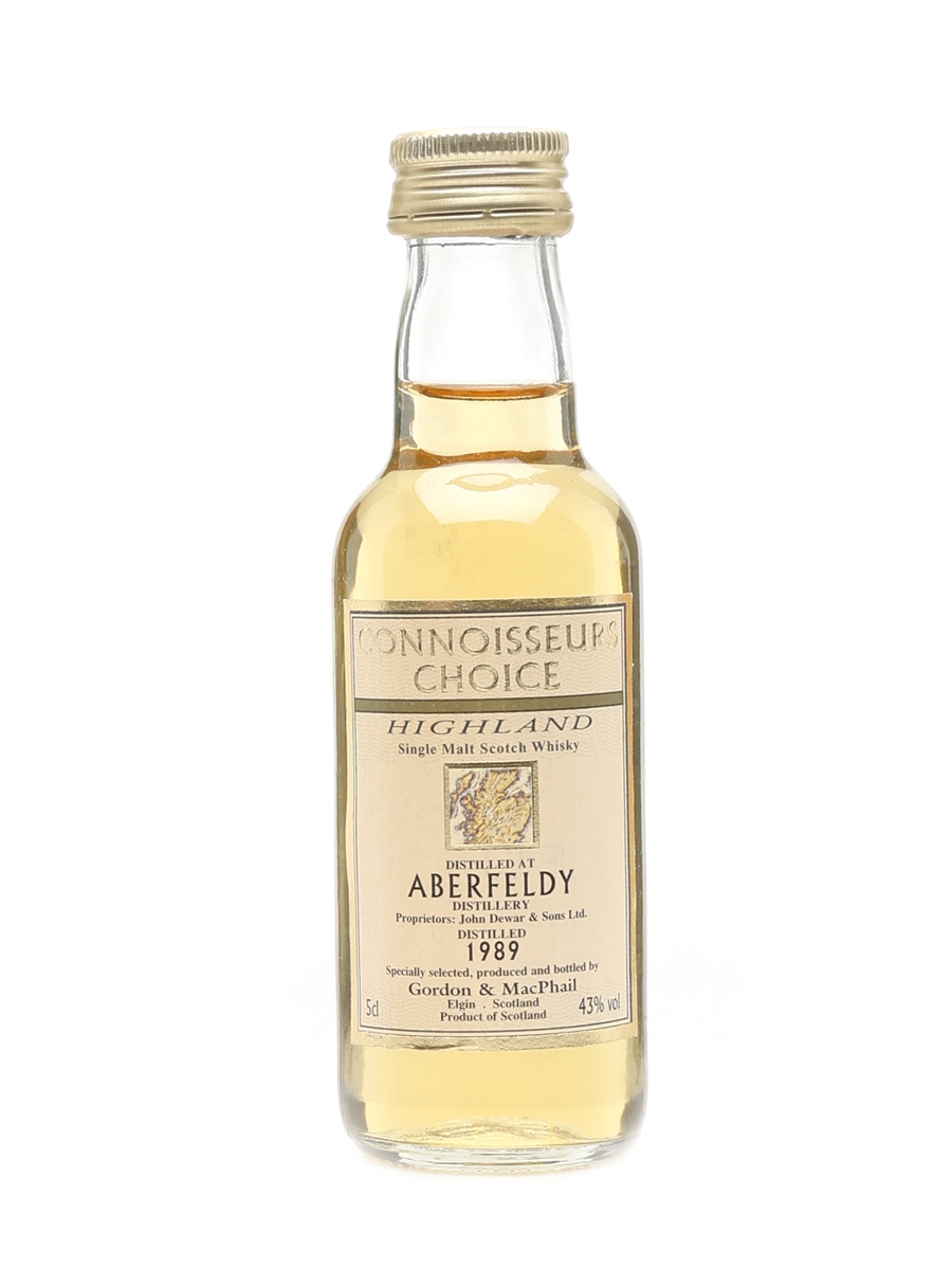 Aberfeldy 1989 Connoisseurs Choice Bottled 1990s-2000s - Gordon & MacPhail 5cl / 43%