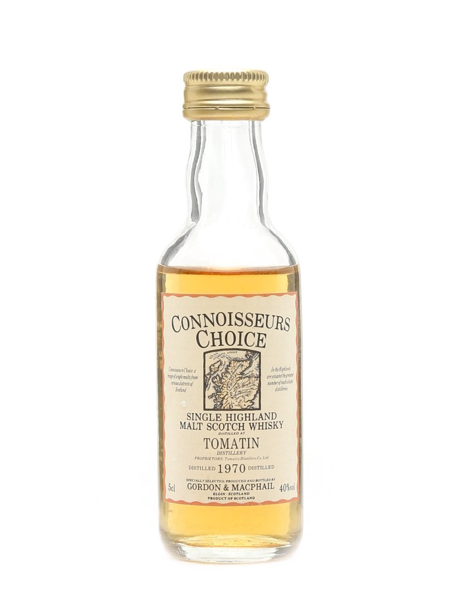 Tomatin 1970 Connoisseurs Choice Bottled 1990s-2000s - Gordon & MacPhail 5cl / 40%