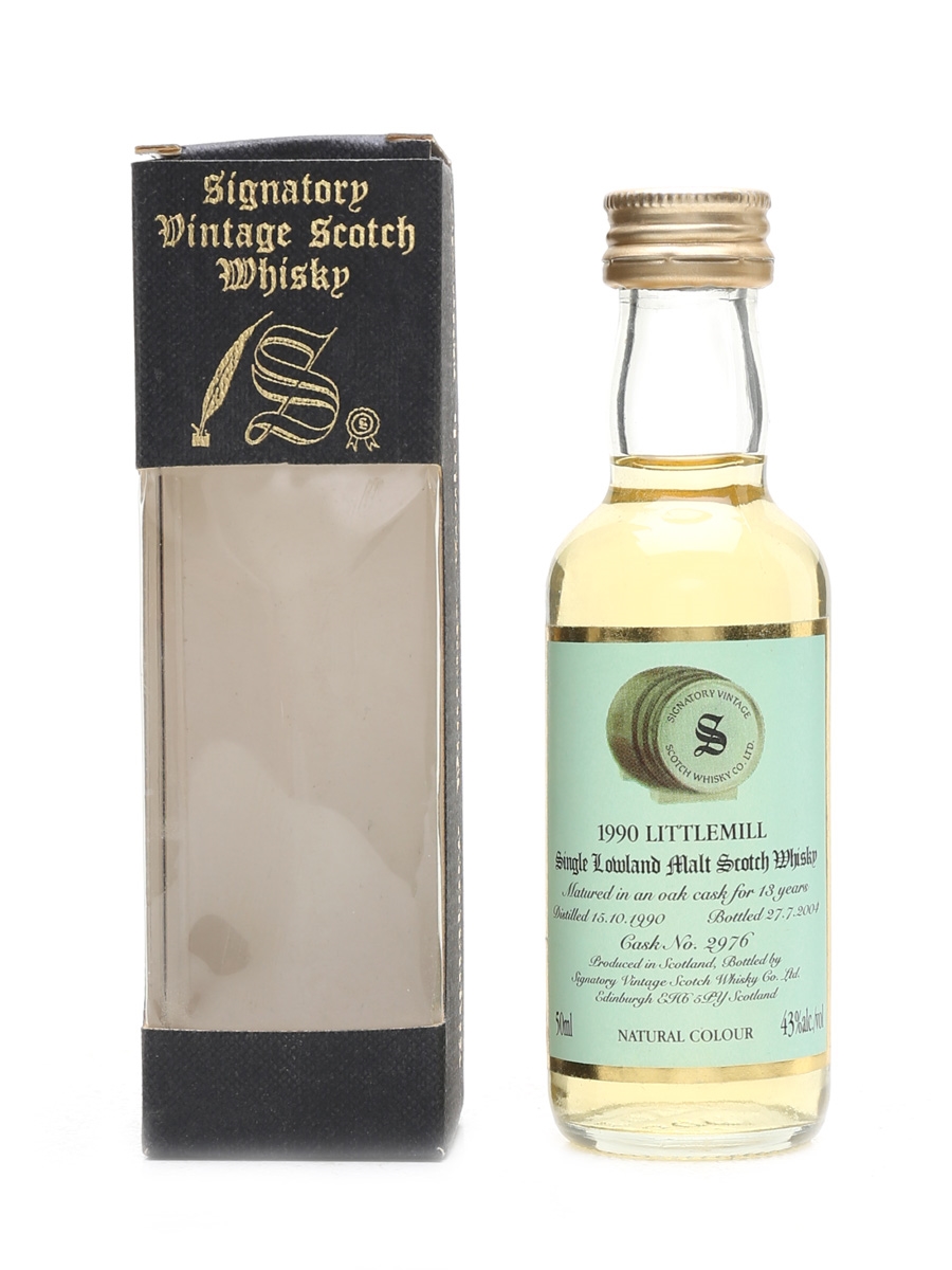 Littlemill 1990 13 Year Old - Signatory 5cl / 43%