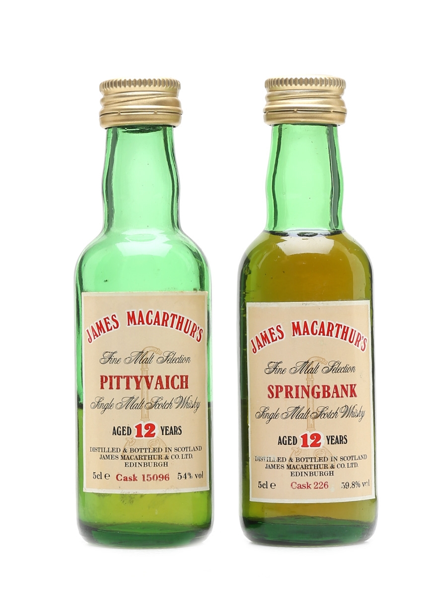 Pittyvaich & Springbank 12 Year Old - James MacArthur's 2 x 5cl